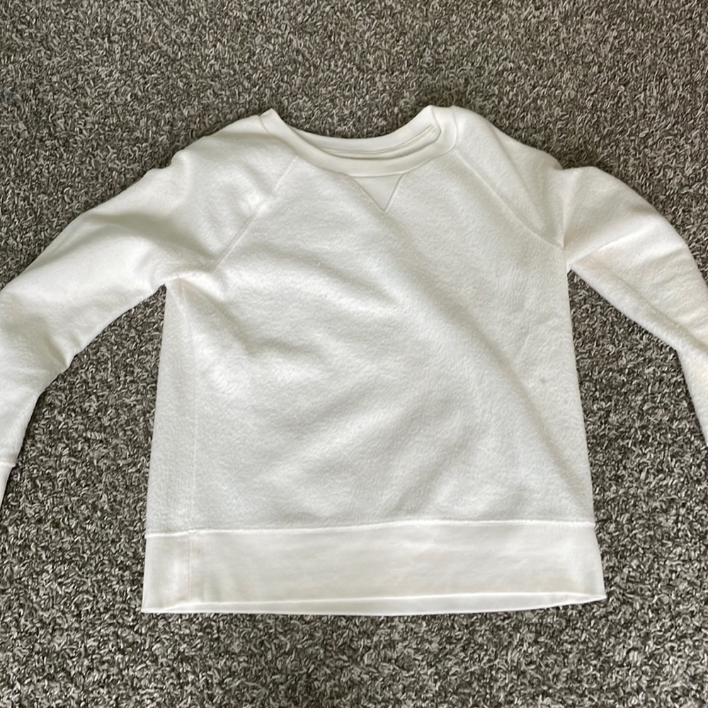 Super cute white sweater